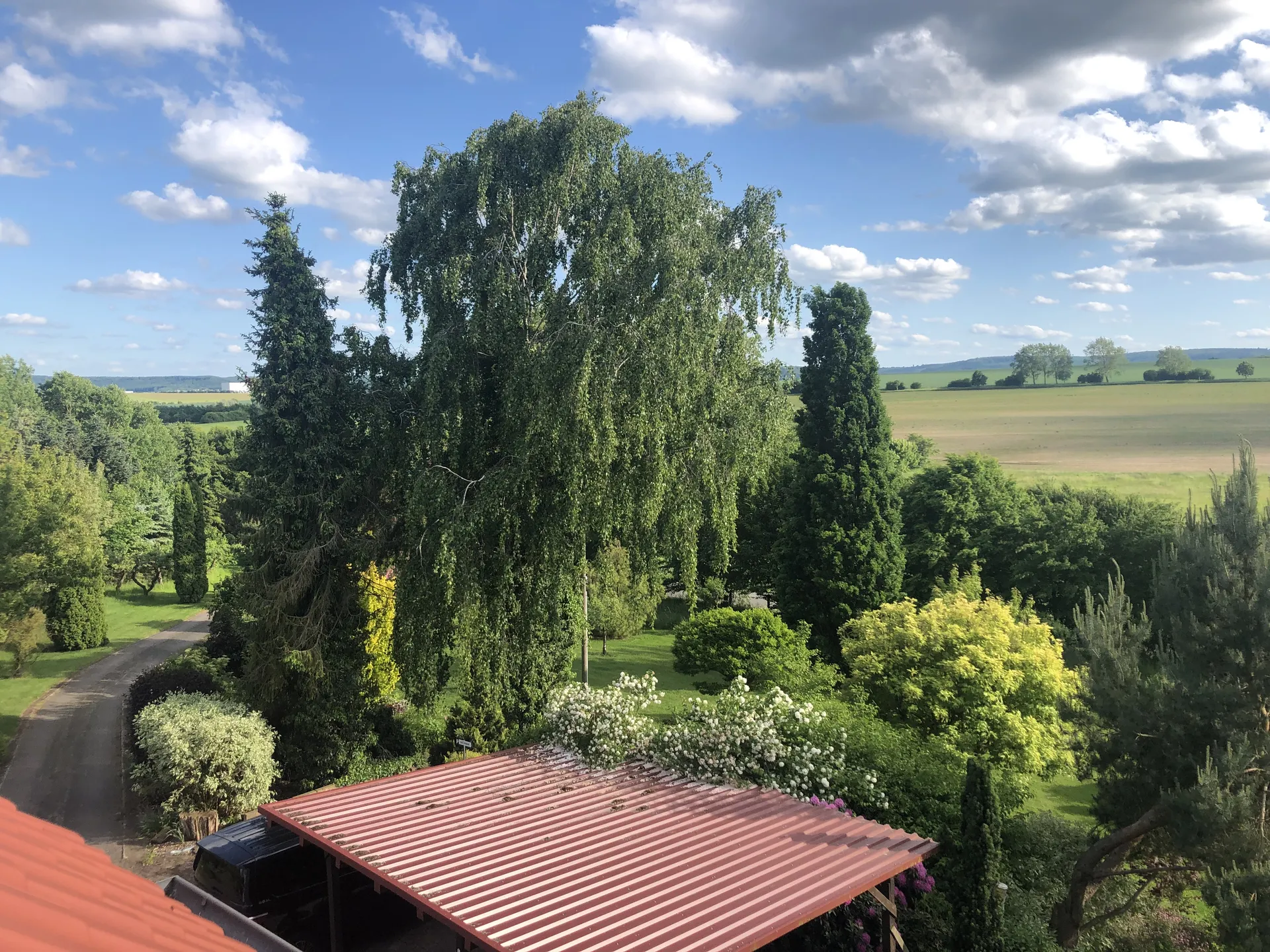 Panoramablick über die Eichsfeld-Landschaft