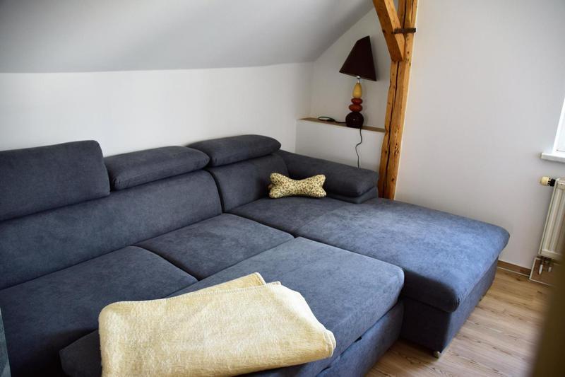 Wohnbereich mit Schlafsofa